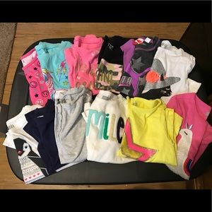 Girls 3T long sleeve T lot- various brands